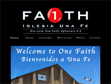 Tablet Screenshot of 1faithchurch.com